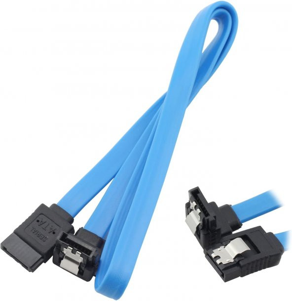 Sata 3.0 Kilitli Hdd Ssd Sata Data Bağlantı Kablo 90 Derece Sata L Kablo Sata Iıı 6.0 Gbps ürün görseli 1