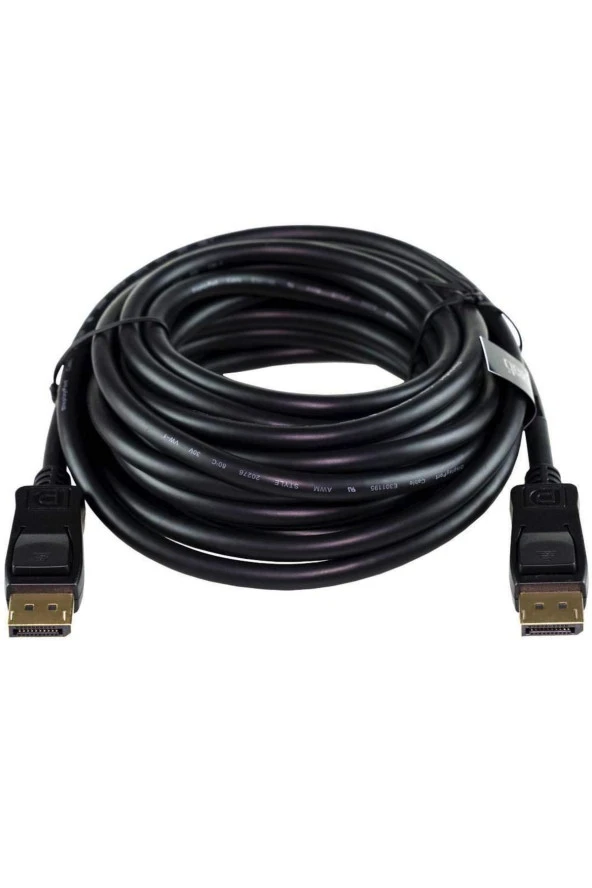 5 Metre Displayport Kablo 5m Erkek Erkek Display Kablo Dp To Dp ürün görseli 1