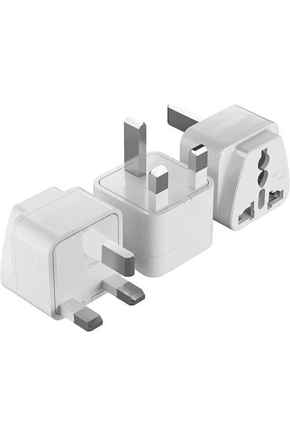 Ingiltere, Hong Kong, Irlanda, Kıbrıs Seyahat Fişi Adaptörü Tip G Plug Adapter Üniversal 3 Pinli Fiş ürün görseli 1