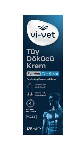 Vi-Vet Men Tüy Dökücü Krem Tüp 125 ml 1 Ad. ürün görseli 1