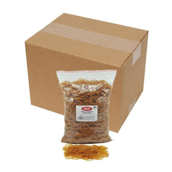 Ekoset 40mm Kauçuk Paket Ambalaj Lastiği 12Kg Koli ürün görseli 1