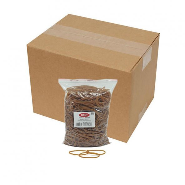 Ekoset 180x3 Geniş Kauçuk Paket Ambalaj Lastiği 12Kg Koli (180x3) ürün görseli 1