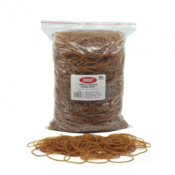Ekoset 70mm Paket Ambalaj Para Lastiği 1Kg ürün görseli 1