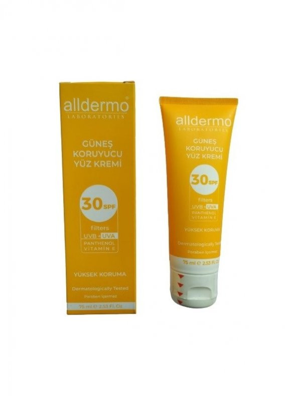 Alldermo Spf 30 Yüz Kremi 75 ml ürün görseli 1