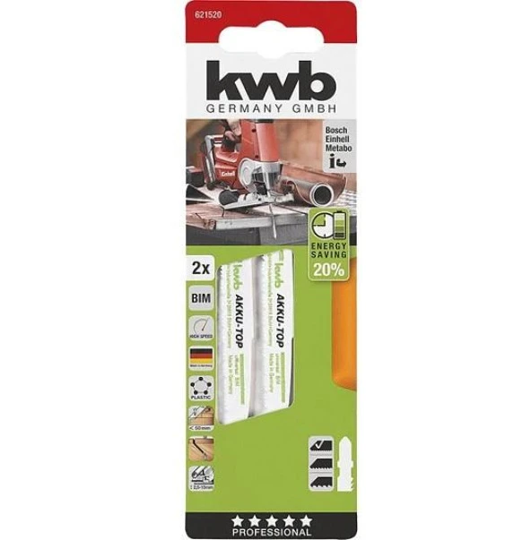 KWB Dekupaj Testere 2li Ahşap 1,3-2 mm 49621520 ürün görseli 1