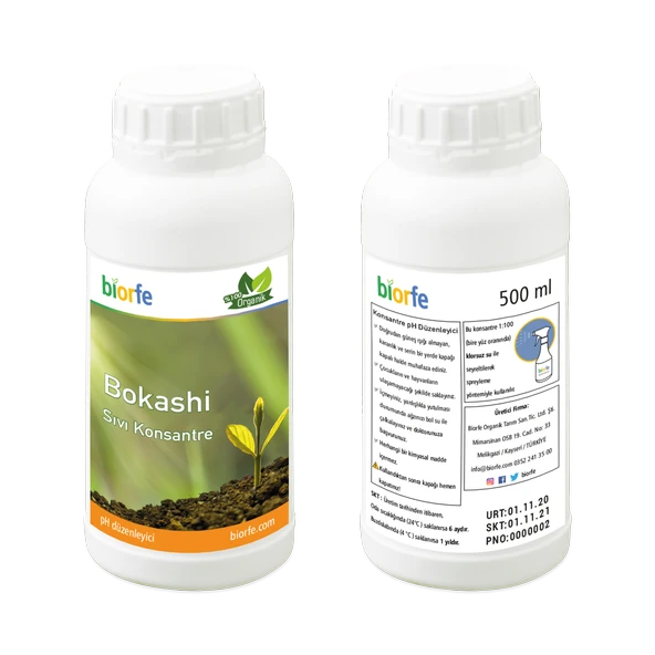 Biorfe Bokashi Konsantre pH Düzenleyici Sıvı 500 ml ürün görseli 1
