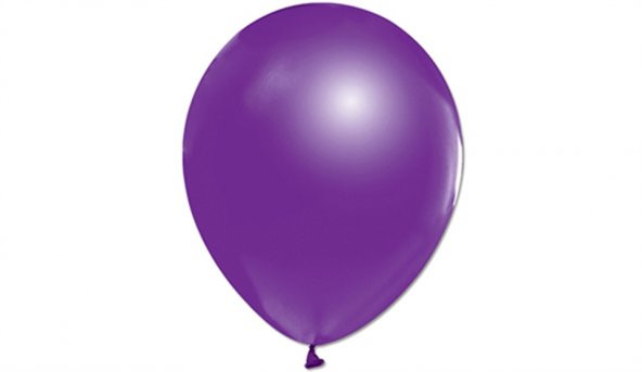 LATEKS BALON METALİK MOR (VİOLET) 12Lİ ürün görseli 1