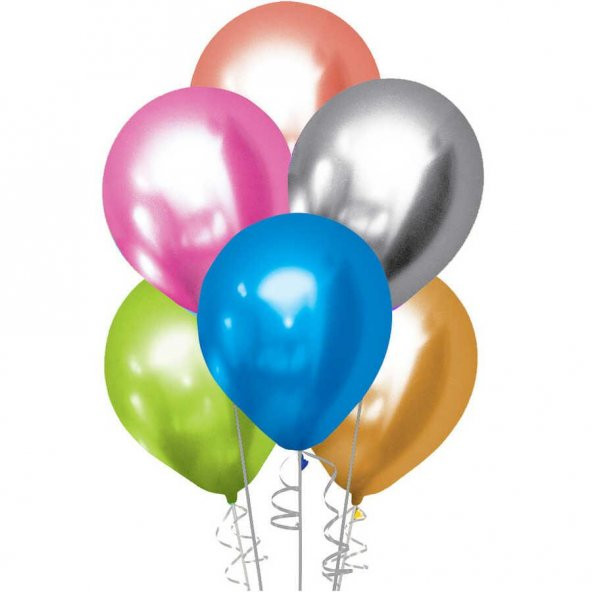 BALON  LATEKS 12 ERKEK METALİK 12Lİ ürün görseli 1