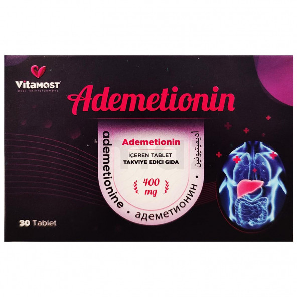 Vitamost Ademetionin 30 Tablet ürün görseli 1
