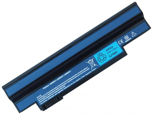 Acer Aspire One 532h, AO532h Notebook Bataryası - Siyah - 6 Cell (UM09C31)** ürün görseli 1