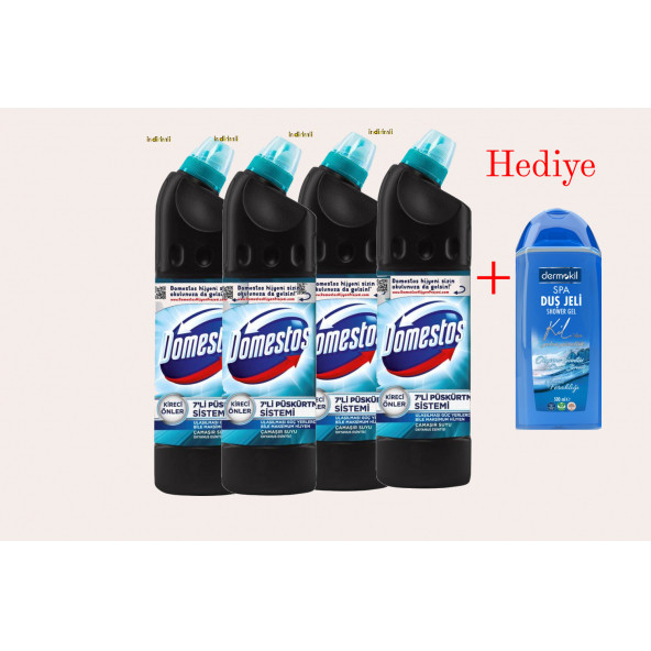 Domestos Yoğun Kıvamlı Çamaşır Suyu Ferah Güç 693 Ml Çamaşır Suyu 4 adet ürün görseli 1