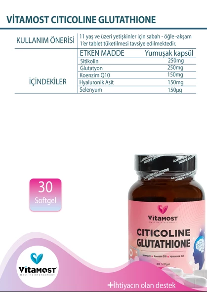 Cıtıcolıne&glutathıone 30 Soft Jel - Resim 5