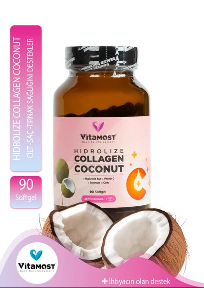 Coconut & Collagen 90 Soft Jel Kapsül ürün görseli 1