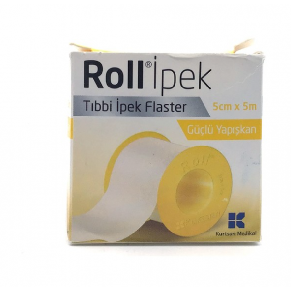 Roll İpek Flaster 5 cm x 5 m ürün görseli 1