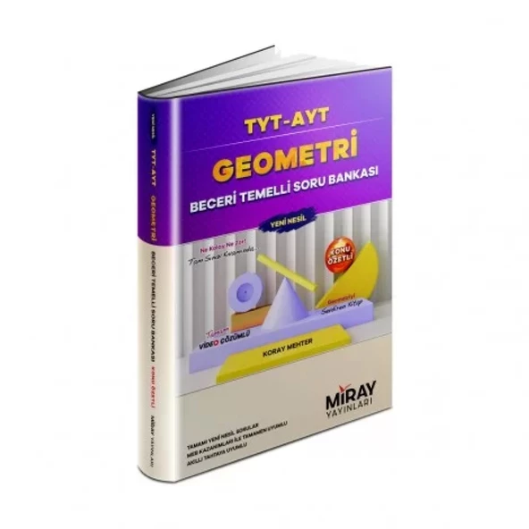 Miray TYT-AYT Geometri Beceri Temelli Soru Bankası ürün görseli 1