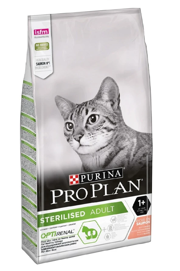 Pro Plan Sterilised Somonlu Kısırlaştırılmış 10 kg Yetişkin Kedi Maması ürün görseli 1