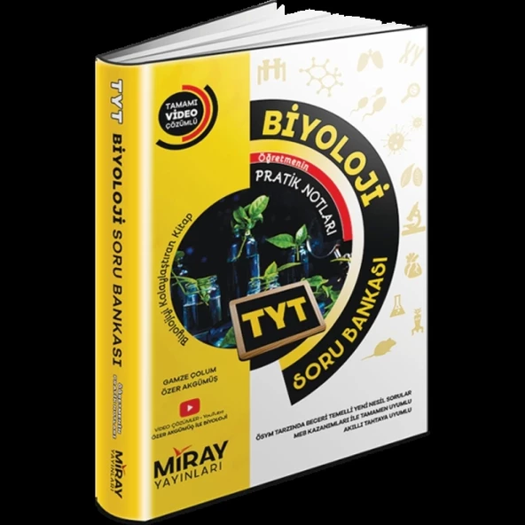 Miray TYT Biyoloji Konu Özetli Soru Bankası ürün görseli 1