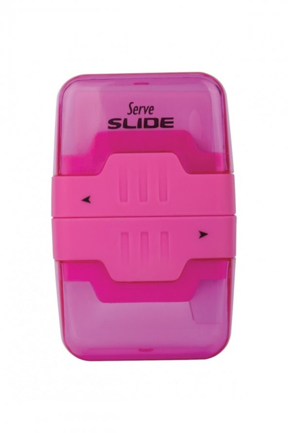 Slide Silgili Kalemtraş FOSFORLU PEMBE ürün görseli 1