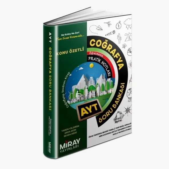 Miray AYT Coğrafya Konu Özetli Soru Bankası ürün görseli 1