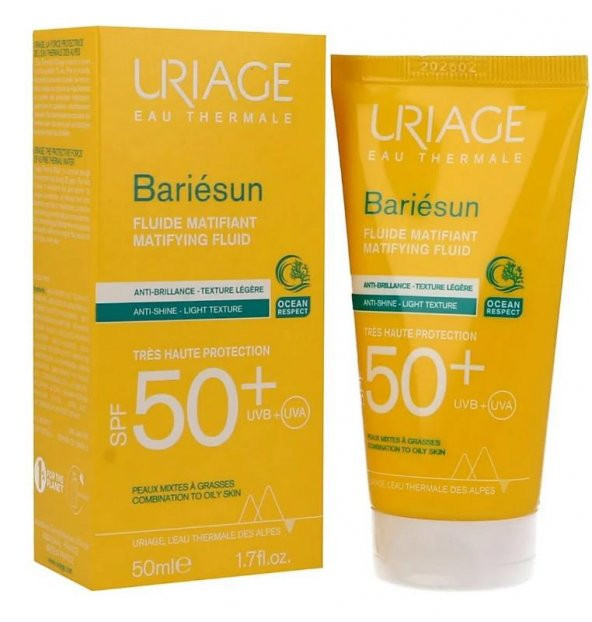 Uriage Bariesun SPF 50+ Mat Fluid Güneş Kremi 50 ml ürün görseli 1
