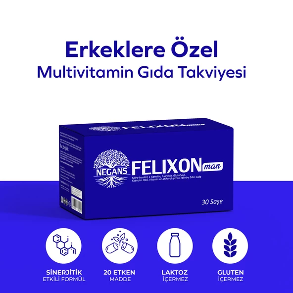 Negans Felixon Man Multivitamin ürün görseli 1