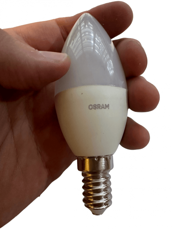 Osram 4.9W (40W) E14 Duy 2700K Sarı (5 Adet) - Resim 5