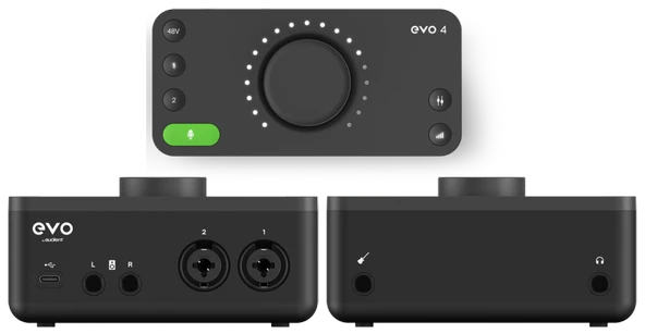 Audient Evo Start Recording Bundle Yüksek Kalite USB-C Ses Kartı - Resim 2
