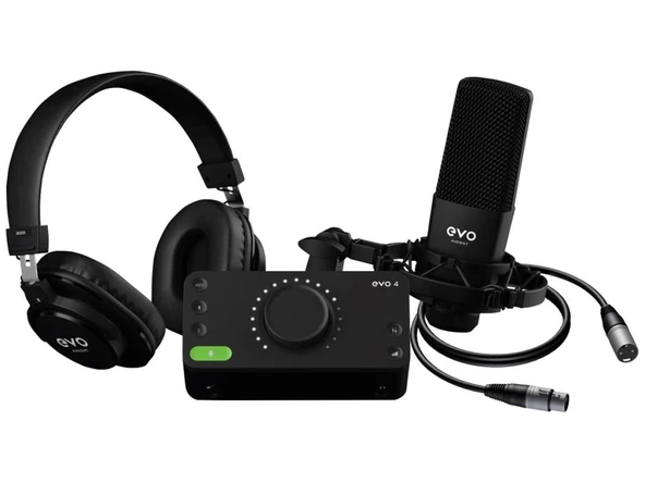 Audient Evo Start Recording Bundle Yüksek Kalite USB-C Ses Kartı ürün görseli 1