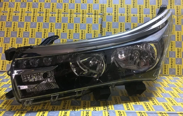 Toyota Corolla 2014-18  Sol  Far Ledli  Krom Kaşlı,81150-02E70 ürün görseli 1