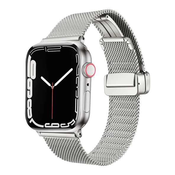 Apple Watch 7 45mm Zore KRD-85 Metal Kordon ürün görseli 1