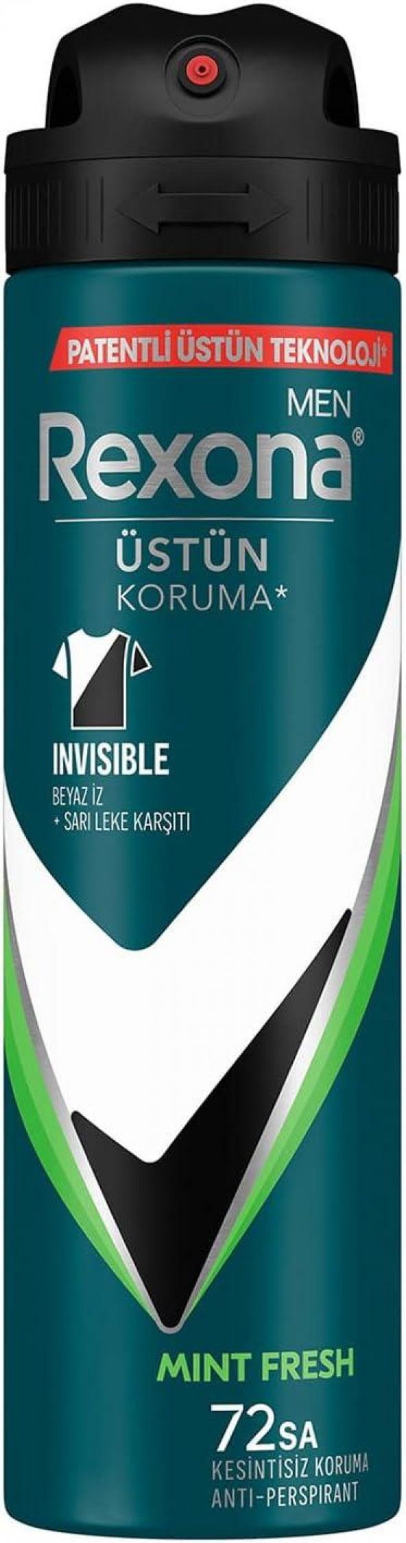 Rexona Men Deodorant 150ml Üstün Koruma Invisible Mint Fresh ürün görseli 1