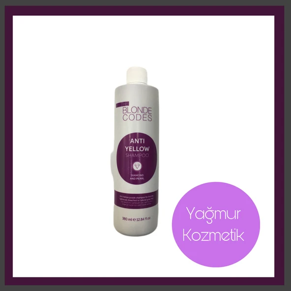 codes Bonde  Anti yellow Gri saçlar İçin Mor Shampoo 1000ml, ürün görseli 1