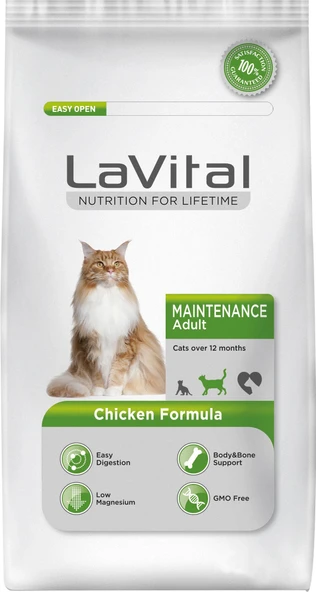 LaVital Maintenance Tavuklu Yetişkin Kedi Maması 1,5 Kg ürün görseli 1