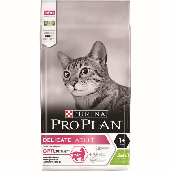 Proplan Delicate Kuzulu Hassas Seçici Yetişkin Kedi Maması 3 Kg ürün görseli 1