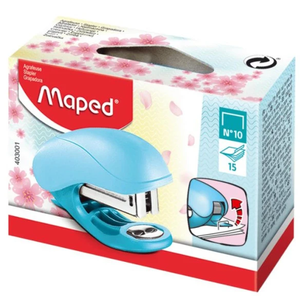 Maped Zımba Makinası Vivo Pastel Mini N°10 Display Mini Zımba Makinesi (Karışık Renk 1 Adet) ürün görseli 1