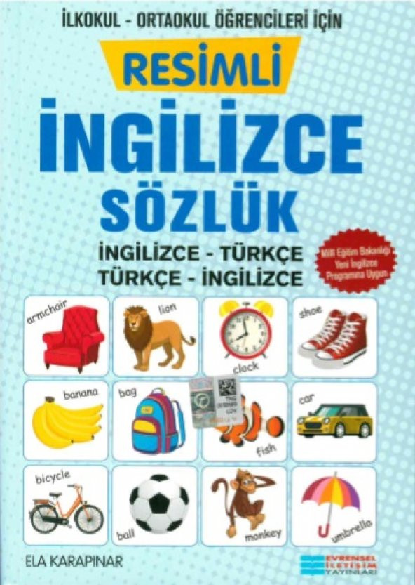 Evrensel İletişim İlkokul Ortaokul Resimli İngilizce Sözlük 2023 ürün görseli 1