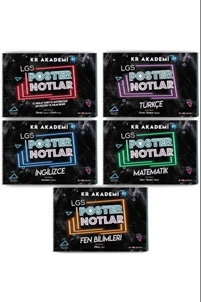 KR Akademi Yayınları Lgs Poster Notlar Seti ürün görseli 1