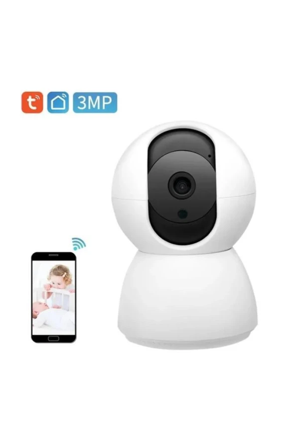 Blic Full HD Wifi 2.4GHZ Destekli Smart Home Akıllı PT Gece Görüşlü Kamera BLM17 ürün görseli 1