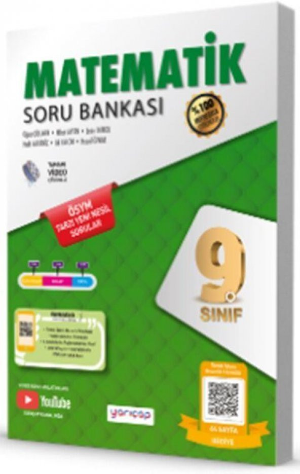 9. Sınıf Matematik Soru Bankası Yarı Çap Yayınları ürün görseli 1