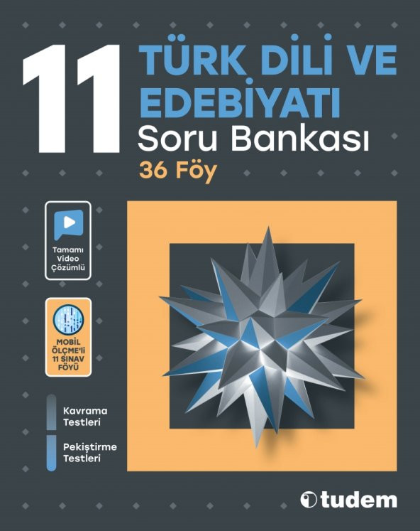 Tudem 11. Sınıf Türk Dili Ve Edebiyatı Soru Bankası 2023 ürün görseli 1