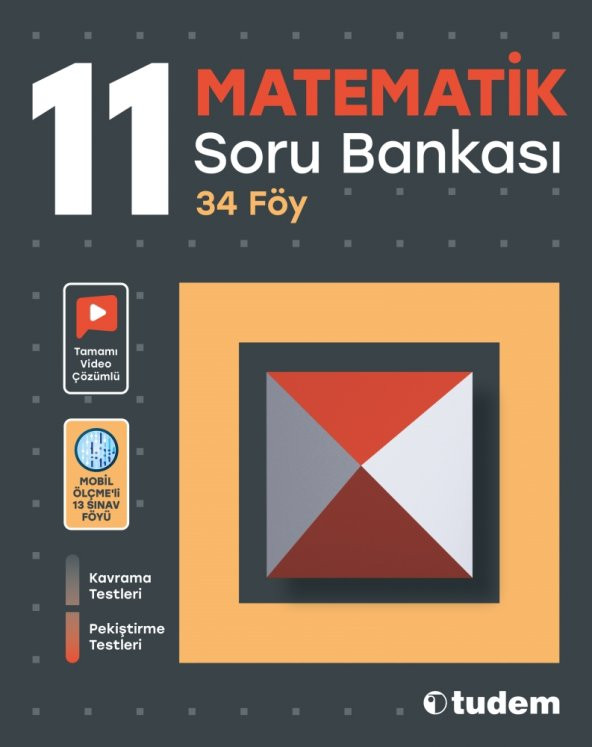 Tudem 11. Sınıf Matematik Soru Bankası 2023 ürün görseli 1