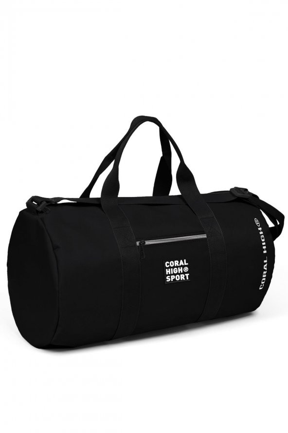 Elatae Orta Boy Unisex Çok Gözlü Spor Fitness Seyahat Çantası Siyah ürün görseli 1
