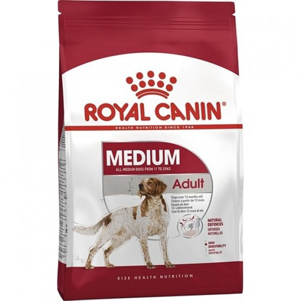 Royal Canin Medium Adult Orta Irk Yetişkin Köpek Maması 15kg ürün görseli 1