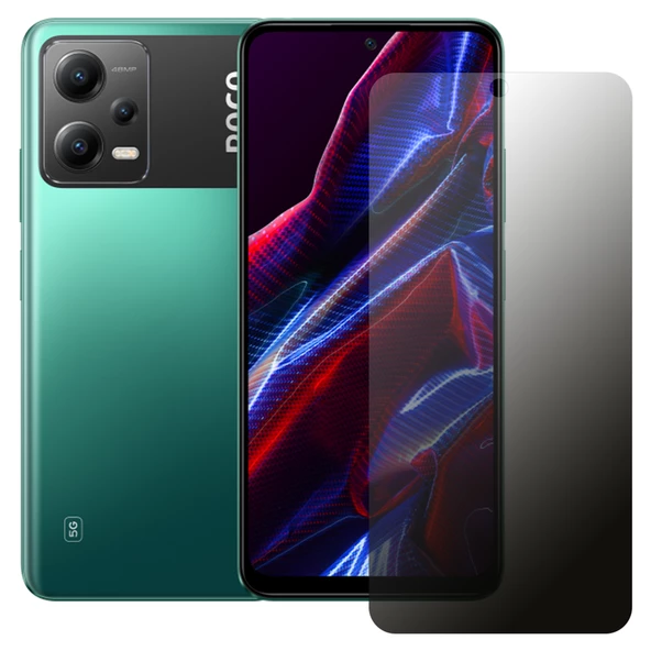 Xiaomi Poco X5 5G Hayalet Privacy FlexiGlass MAT Nano Ekran Koruyucu ürün görseli 1