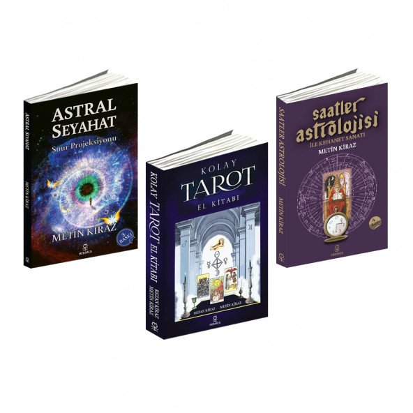 Metin Kiraz Astroloji Tarot 3 Kitaplık Set ürün görseli 1