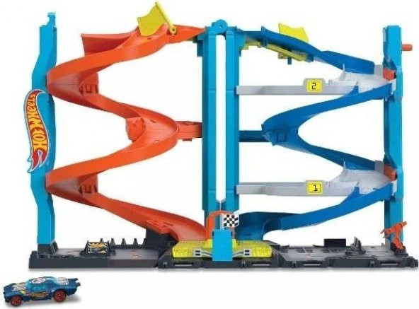 Hot Wheels Dönüşen Heyecanlı Yarış Kulesi HKX43 Lisanslı Ürün ürün görseli 1