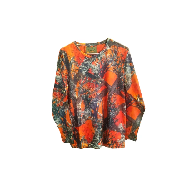 Black Hunter Turuncu Orman Desen Sweatshirt ürün görseli 1