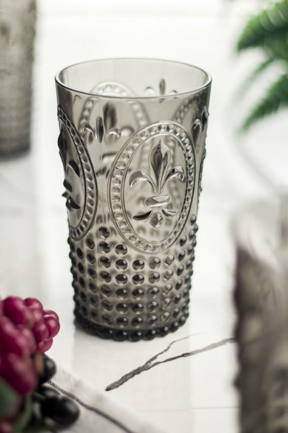 Akrilik Füme Tekli Uzun Bardak & Su Meşrubat Bardağı 750 ml ( Büyük Boy & Cam Değildir ) ürün görseli 1