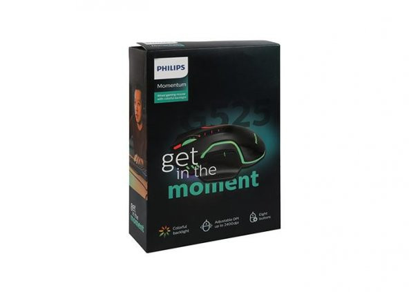 Philips SPK9525 Usb Siyah 2400dpi Optik Kablolu Mouse - Resim 5