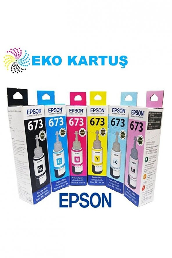 Epson Ecotank L810 Takım 6 Renk Mürekkep, ürün görseli 1